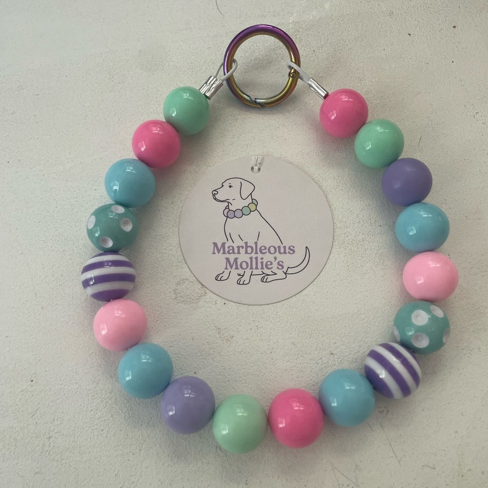 Colorful Beaded Pet Necklace